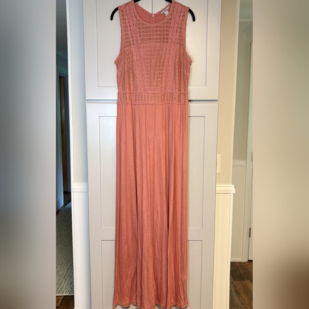 Elegant Sleeveless Pink Dress